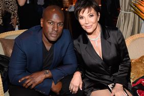 Corey Gamble and Kris Jenner attend the "American Woman" premiere party at Chateau Marmont on May 31, 2018 in Los Angeles, California