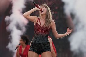 MUNICH, GERMANY - JULY 27: EDITORIAL USE ONLY. NO BOOK COVERS. Taylor Swift performs onstage during "Taylor Swift | The Eras Tour" at Olympiastadion on July 27, 2024 in Munich, Germany. 