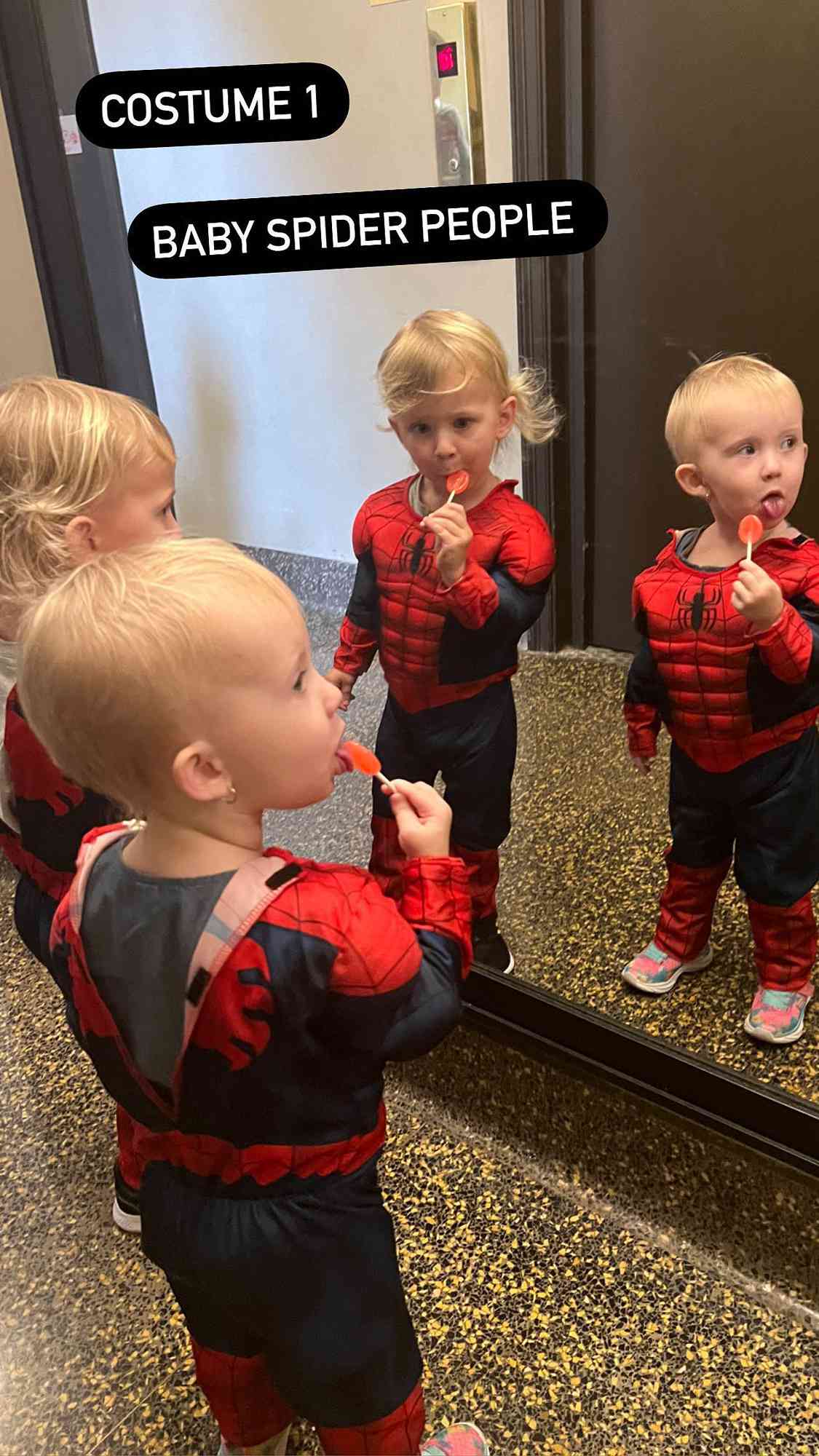 Alec and Hilaria Baldwin + Kids Trick-or-Treating