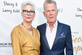 Amy S. Foster and David Foster attend George Lopez Foundation's 15th annual celebrity golf tournament pre-party at Baltaire Restaurant on May 01, 2022 in Los Angeles, California