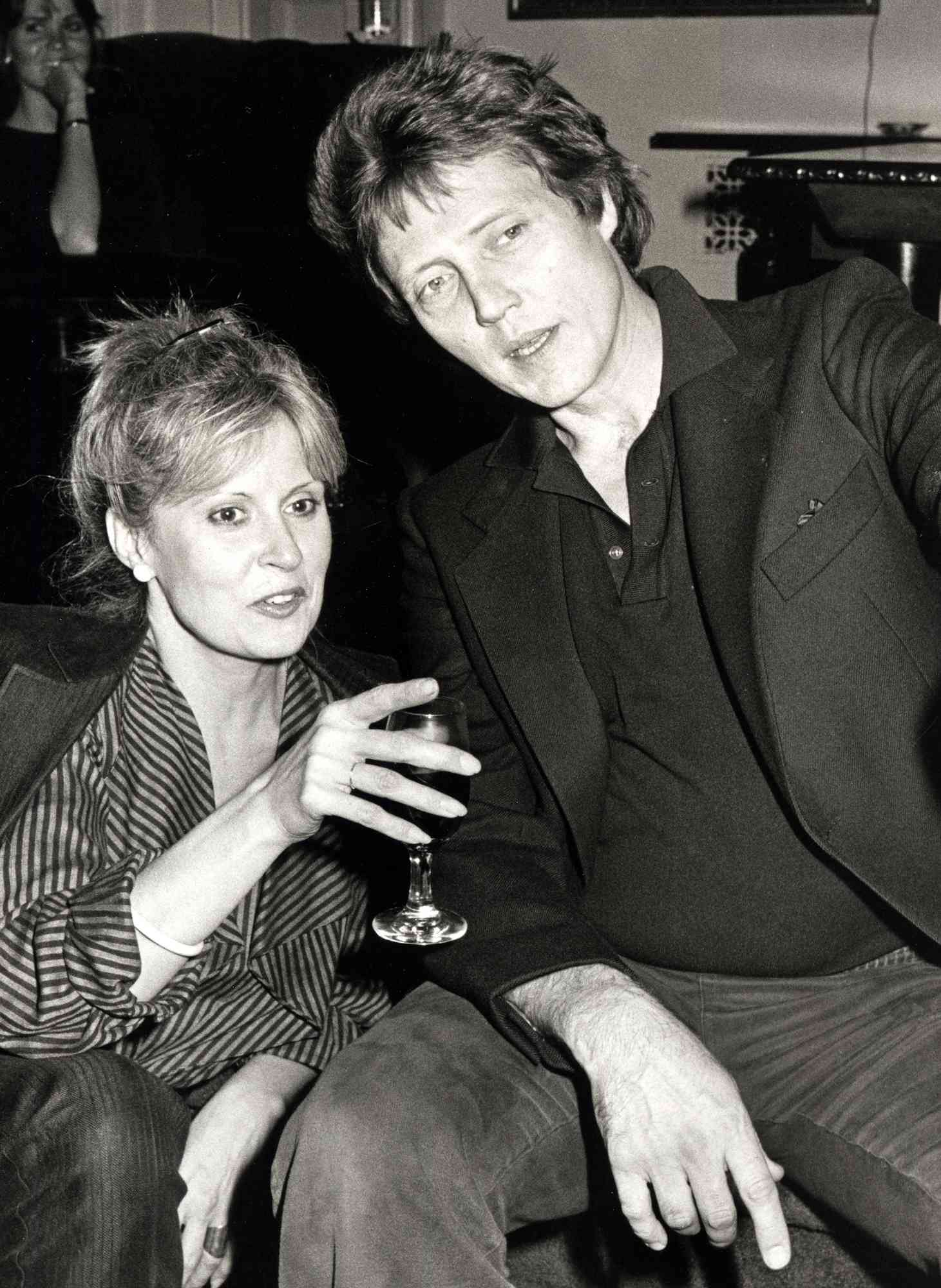 Georgianne Walken and Christopher Walken during Party for the Opening Night of "Edmund Kean" at Players Club in New York City, New York, United States