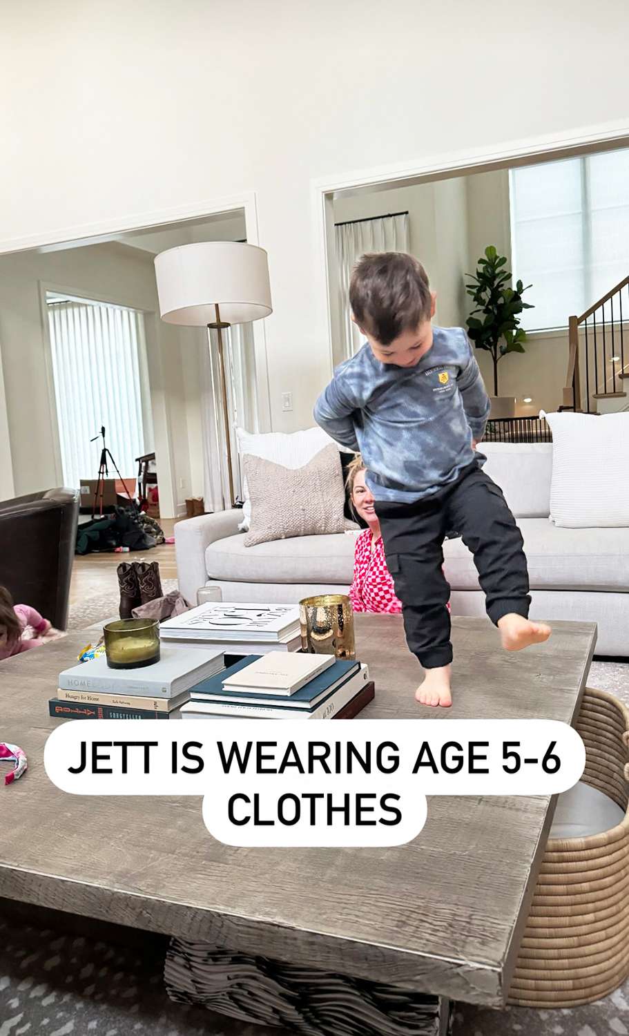 Shawn Johnson's Husband, Andrew East, Reveals Son Jett, 2ÃÂ½, is Wearing 'Age 5-6 Clothes'