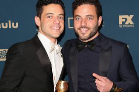 Rami Malek (L) and Sami Malek (R) attend the FOX, FX and Hulu 2019 Golden Globe Awards after party