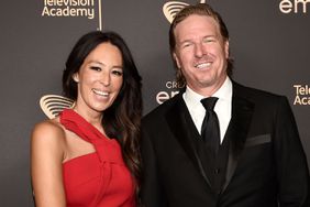 Joanna Gaines and Chip Gaines pose in the press room during night one of the Television Academy's 2022 Creative Arts Emmy Awards at the Microsoft Theater on Saturday, Sept. 3, 2022