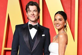 John Mulaney and Olivia Munn attend the 2024 Vanity Fair Oscar Party hosted by Radhika Jones at Wallis Annenberg Center for the Performing Arts on March 10, 2024 in Beverly Hills, California.