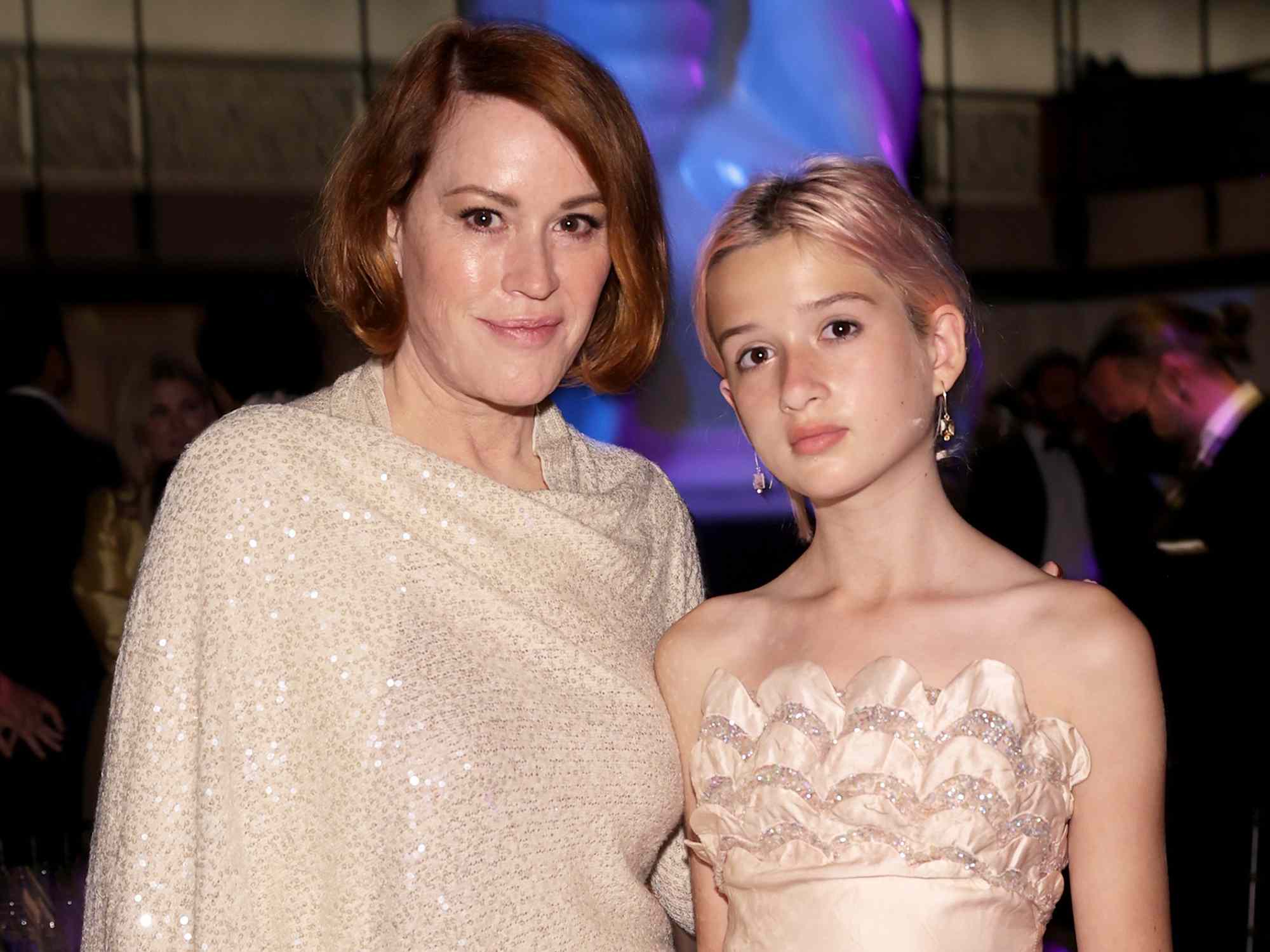 Molly Ringwald and Adele Georgiana Gianopoulos attend the American Ballet Theatre's Fall Gala at David H. Koch Theater at Lincoln Center on October 26, 2021 in New York City