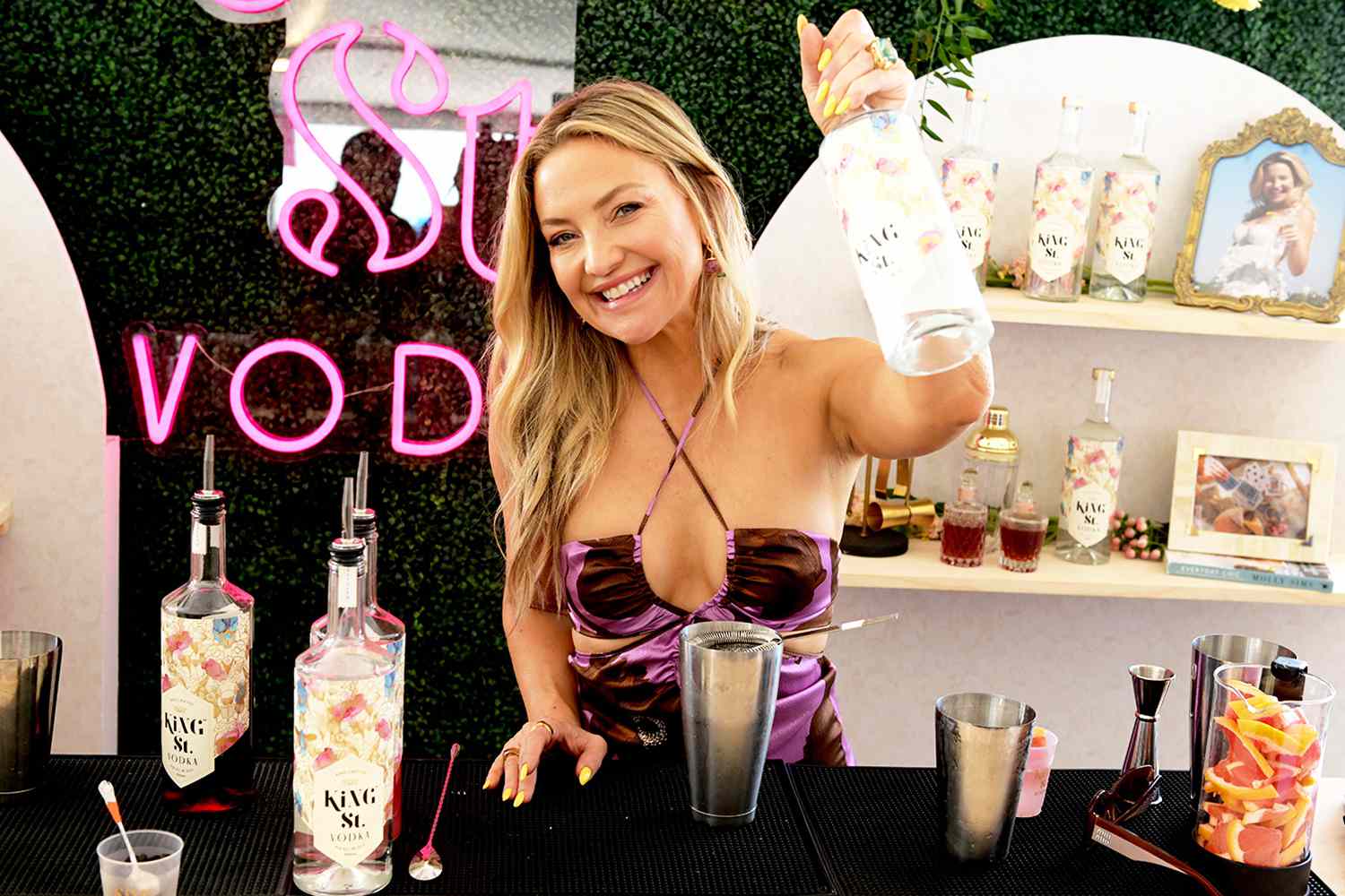 Kate Hudson launches King Street Vodka at Nikki Beach Club South Beach Wine and Food Festival in Miami Beach, Florida, USA on February 25, 2022.