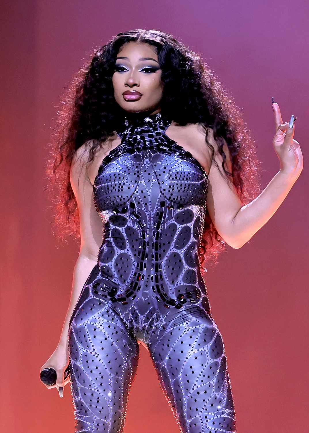 Megan Thee Stallion performs onstage during the Hot Girl Summer Tour at Crypto.com Arena on June 21, 2024