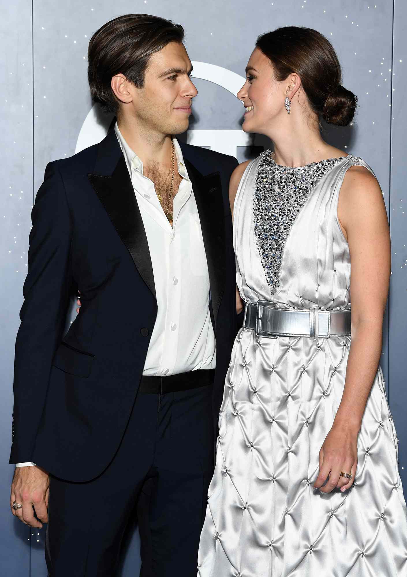 James Righton and Keira Knightley attend the Opening Season Paris Opera Ballet Gala as part of the Paris Fashion Week Womenswear Spring/Summer 2019 on September 27, 2018 in Paris, France