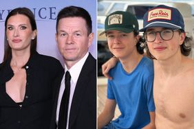 mark wahlberg and rhea and sons