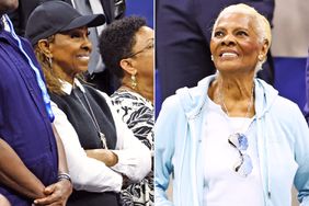 Gladys Knight attends the victory of Serena Williams of USA on Day 1 of the US Open 2022, 4th Grand Slam of the season, at the USTA Billie Jean King National Tennis Center on August 29, 2022 in Queens, New York City. (Photo by Jean Catuffe/GC Images); Dionne Warwick attends the victory of Serena Williams during Day 3 of the US Open 2022, 4th Grand Slam of the season, at the USTA Billie Jean King National Tennis Center on August 31, 2022 in Queens, New York City. (Photo by Jean Catuffe/GC Images)