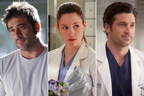 Jeffrey Dean Morgan as Denny Duquette on 'Grey's Anatomy'. ; Chyler Leigh as Lexie Grey on 'Grey's Anatomy'. ; Patrick Dempsey as Derek Shepherd on 'Grey's Anatomy'. 