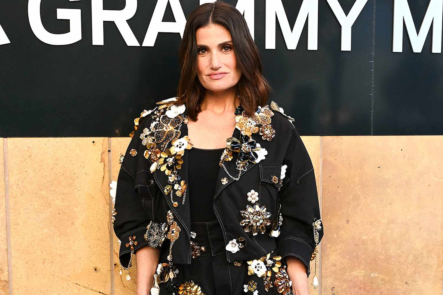 Idina Menzel at A Conversation with Idina Menzel at The GRAMMY Museum on August 22, 2023 in Los Angeles, California 