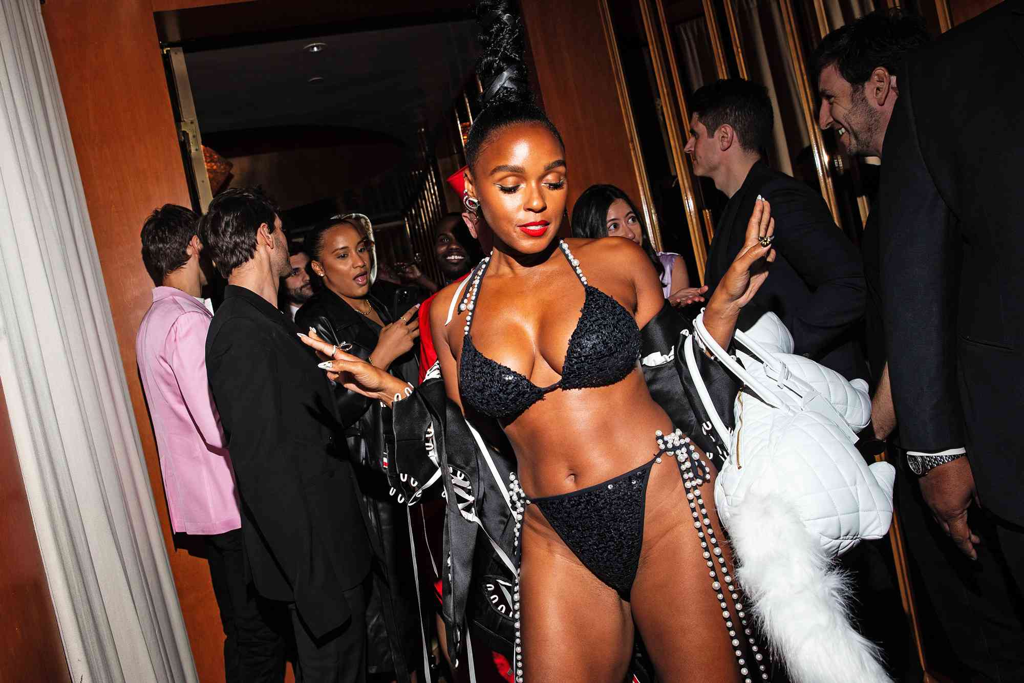 Janelle Monae at the 13th Annual Met Gala After Party hosted by Janelle Monae held at Boom at The Standard, High Line on May 2, 2023 in New York, New York.