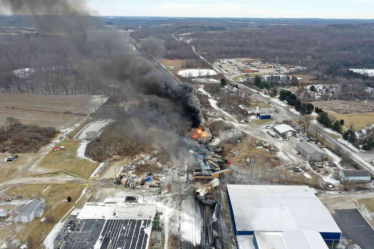 TRAIN DERAILMENT in OHIO