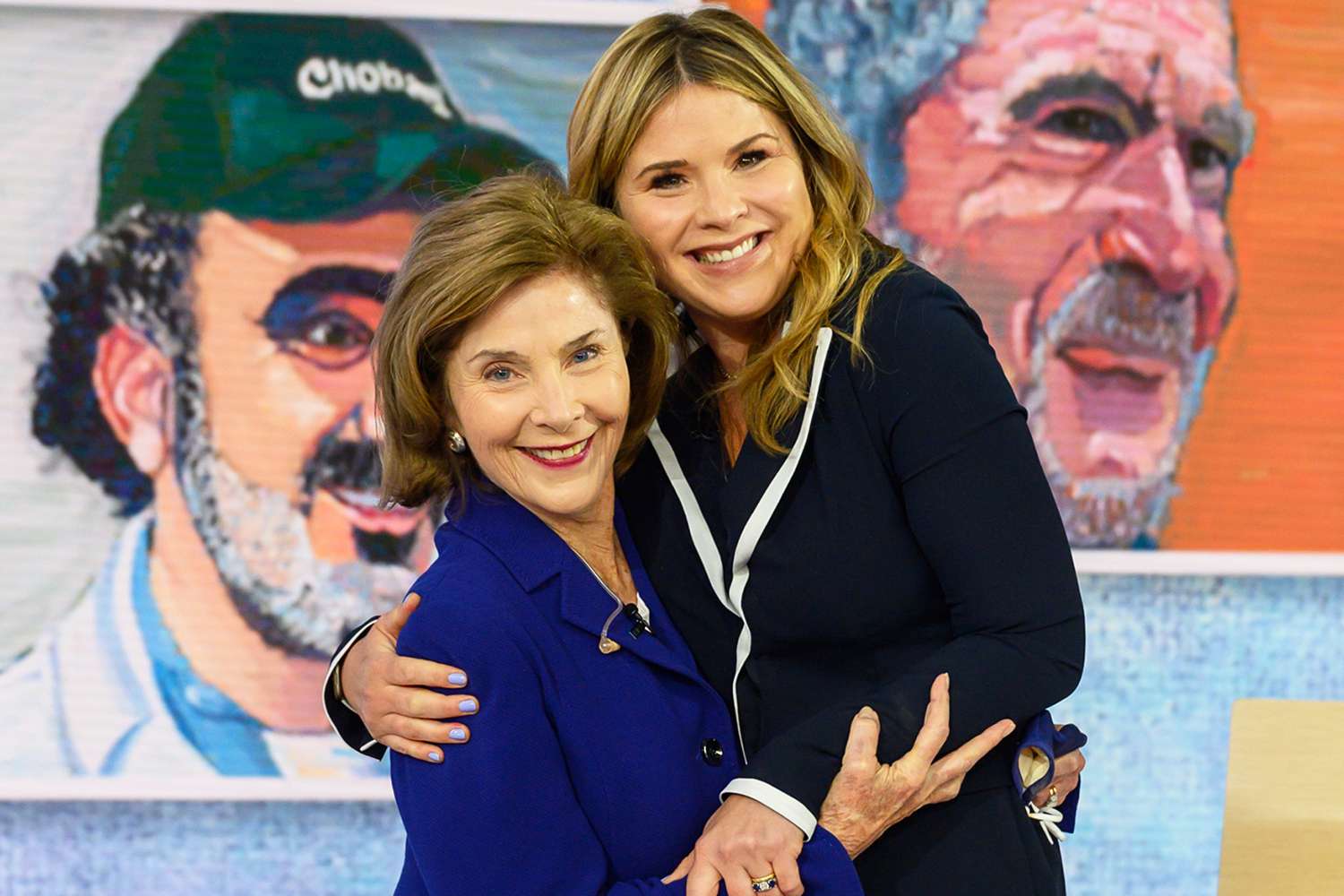 Laura Bush and Jenna Bush Hager on Today show