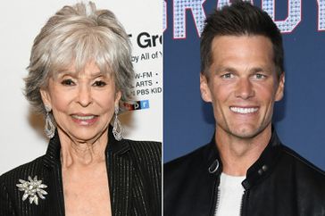 Rita Moreno and Tom Brady