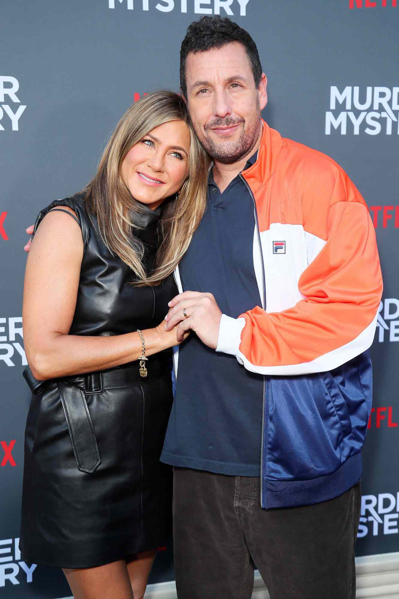 Jennifer Aniston and Adam Sandler