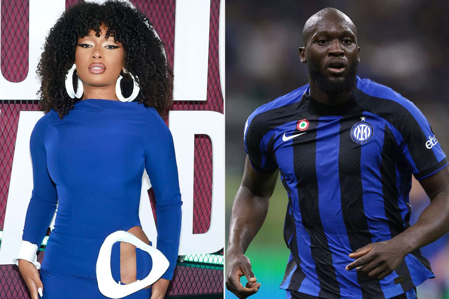 MEGAN THEE STALLION AND NEW BOYFRIEND Romelu Lukaku