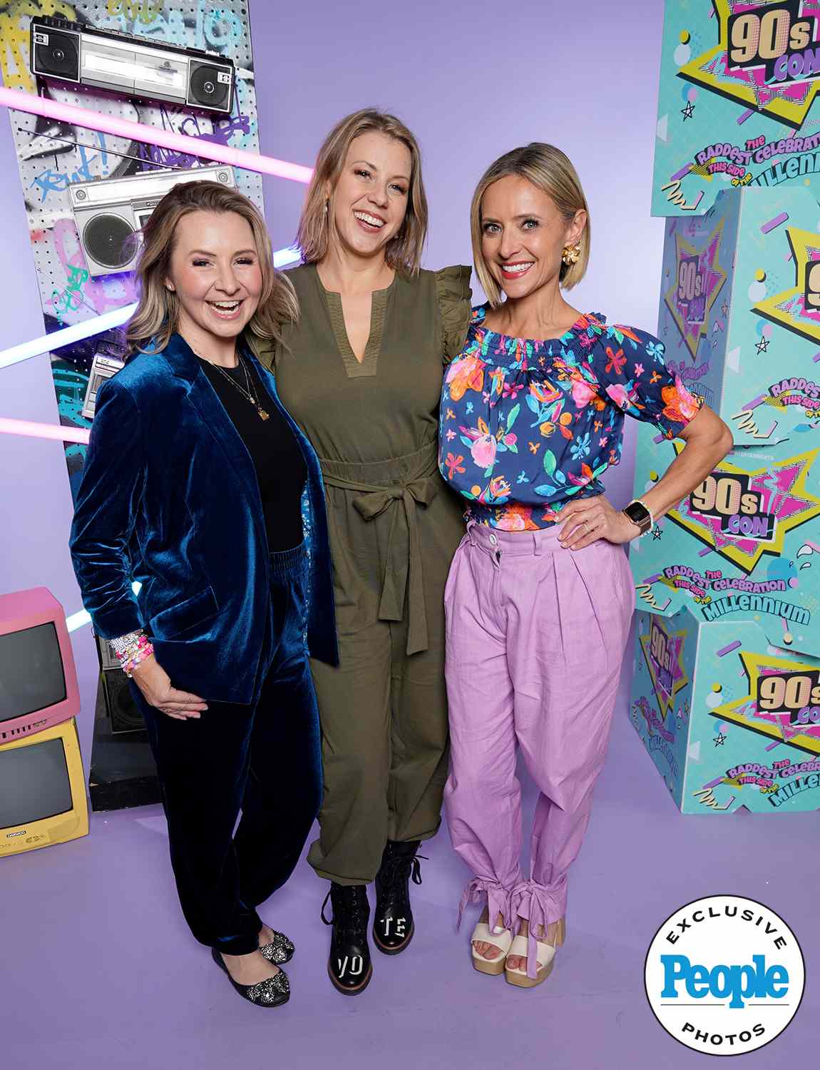 90s Con Portraits, Beverley Mitchell, Jodie Sweetin and Christine Lakin