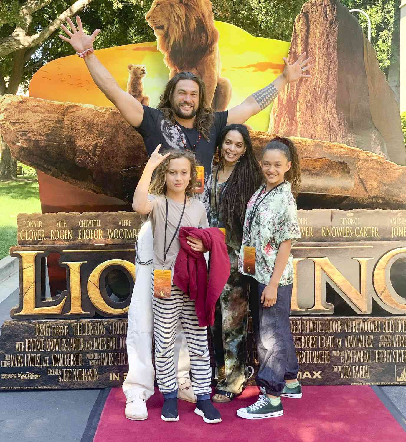 Jason Momoa and kids