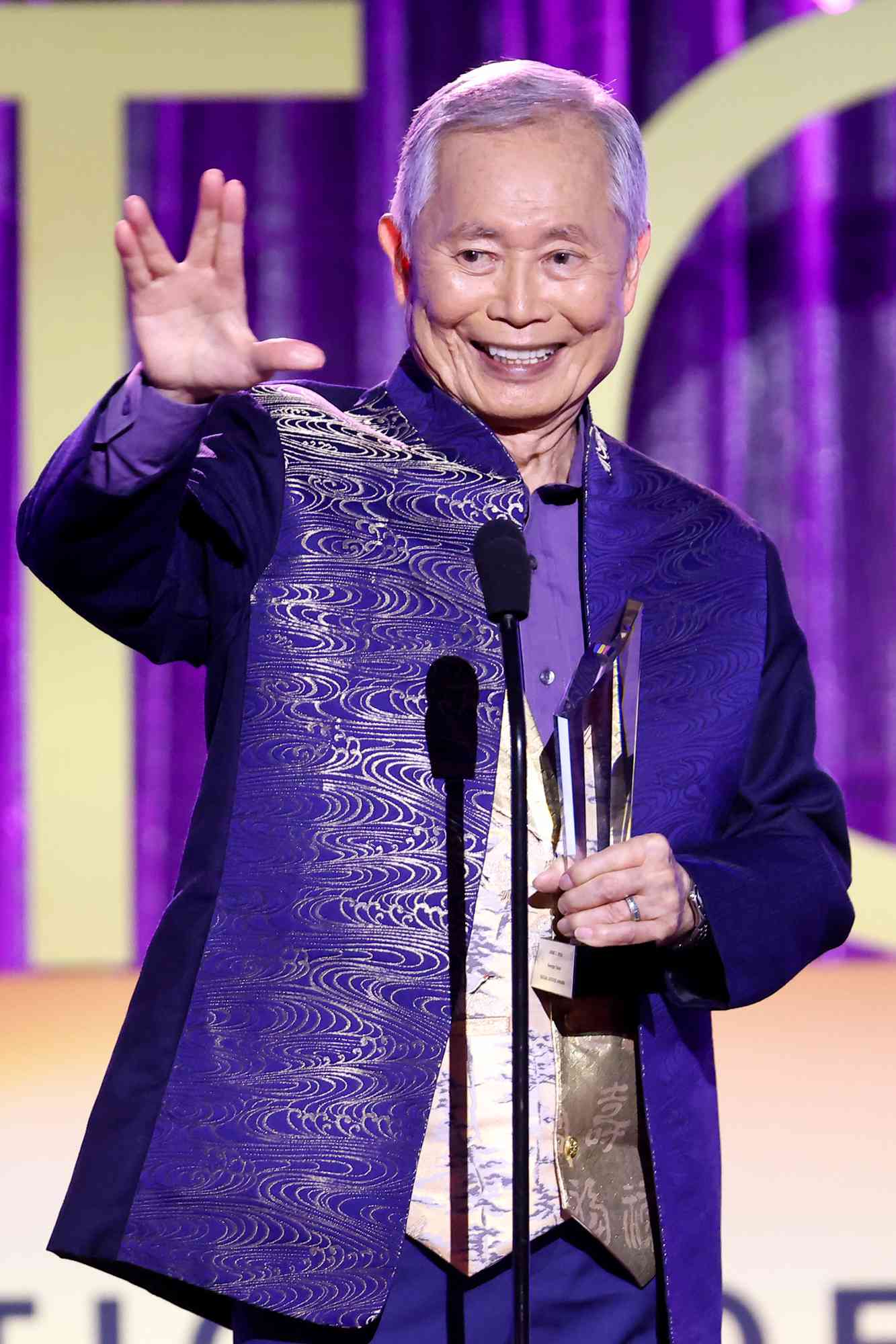 George Takei at The Critics Choice Association's Inaugural Celebration of LGBTQ Cinema & Television held at the Fairmont Century Plaza on June 7, 2024 in Los Angeles, California
