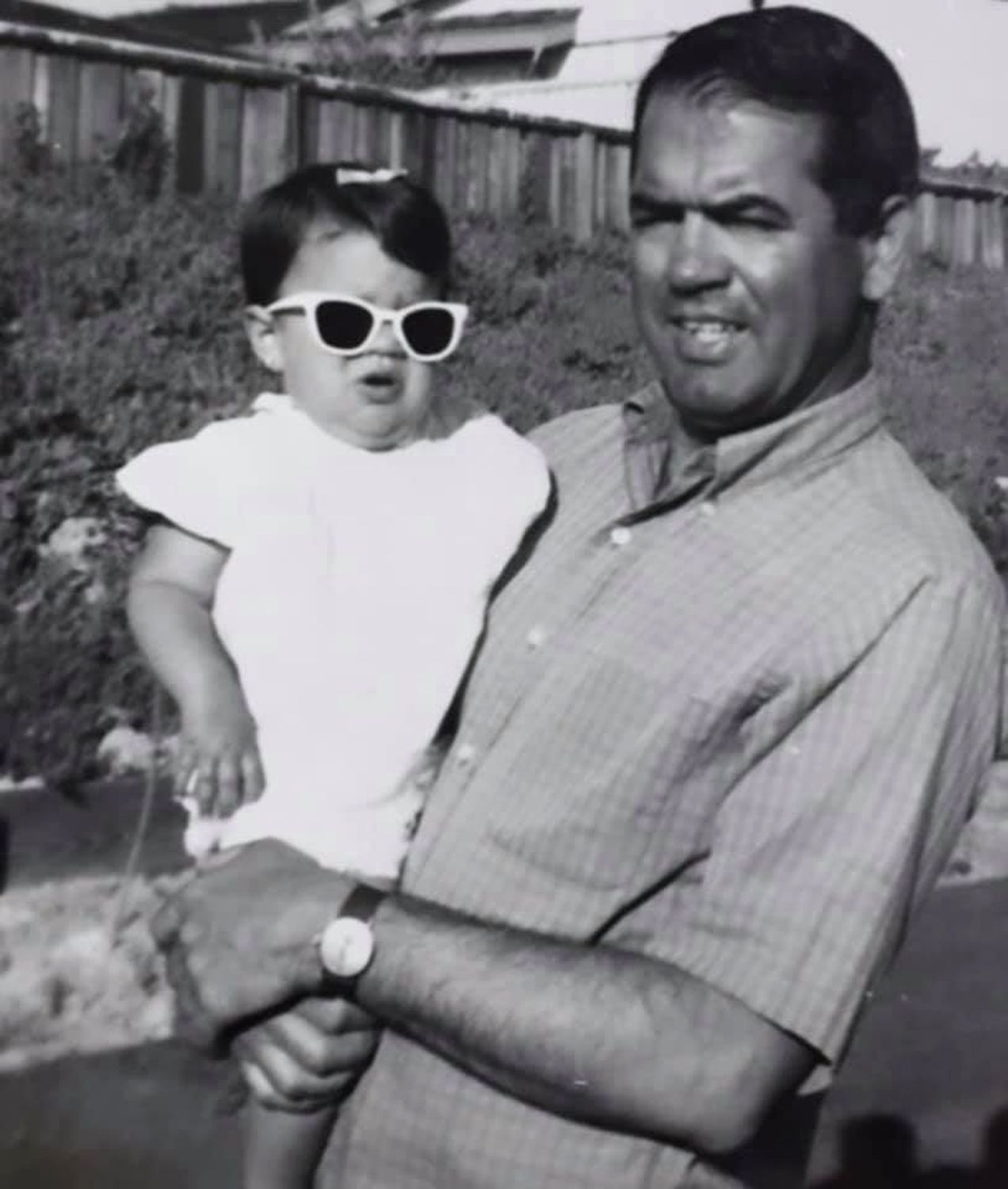 Lisa Rinna as a baby and her Father