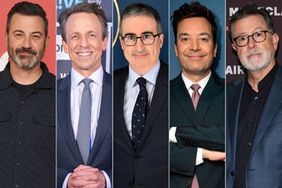 Late-Night Super Group! Find Out Why Colbert, Meyers, Oliver and Both Jimmys Are Teaming Up