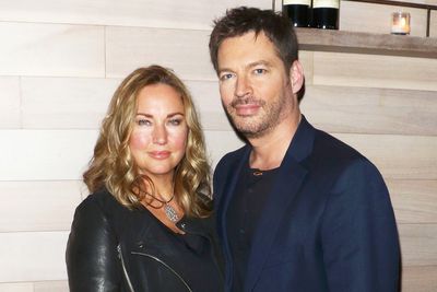 Actress/model Jill Goodacre and singer/TV personality Harry Connick Jr. attend the season 2 premiere after party for 