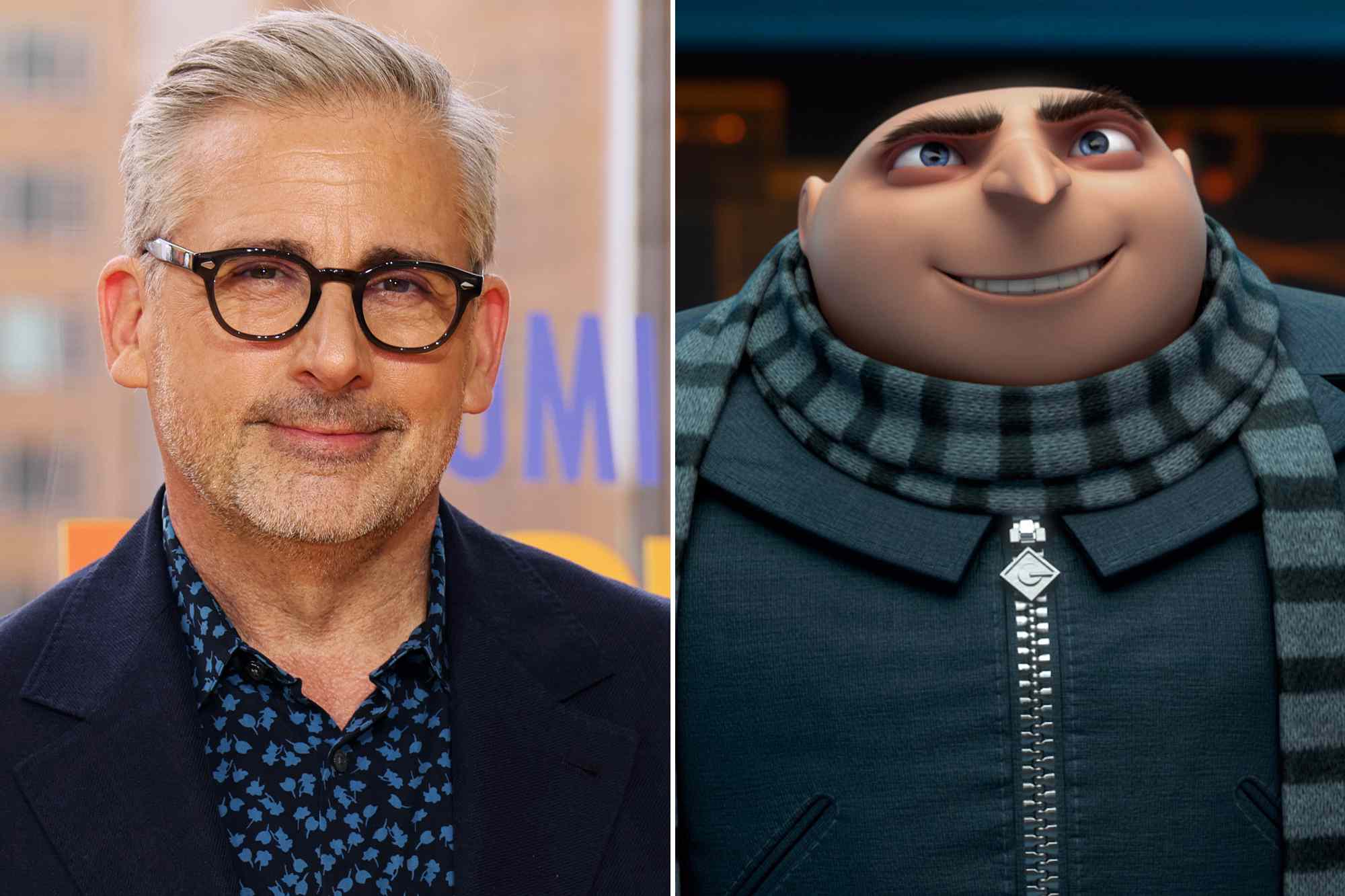 Steve Carell attends the "Despicable Me 4" New York Premiere on June 09, 2024 in New York City. ; Gru in 'Despicable Me 2'.