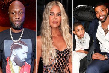 Lamar Odom, Khloe Kardashian, Tristan and Amari Thomspson