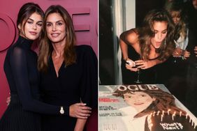 Kaia Gerber (L) and Cindy Crawford attend Planet Omega Hosts Fashion Panel & Cocktail Reception; Kaia Gerber Says Mom Cindy Crawford in 'Like a Fine Wine' as She Posts Throwback Birthday Snap 