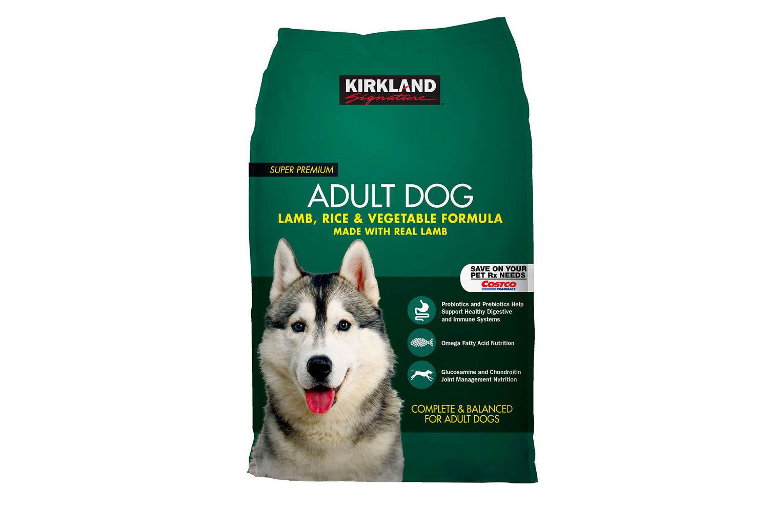 Kirkland Signature Adult Formula Lamb, Rice and Vegetable Dog Food