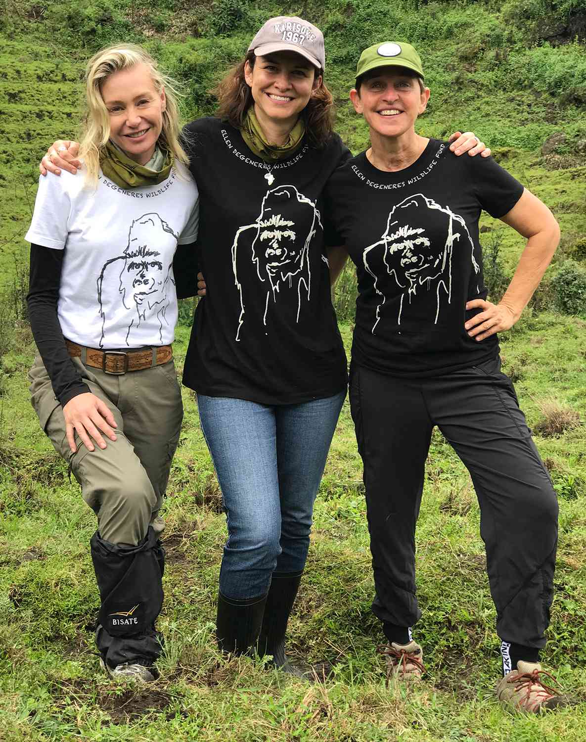 Portia de rossi Dr Tara Stoinski Ellen degeneres