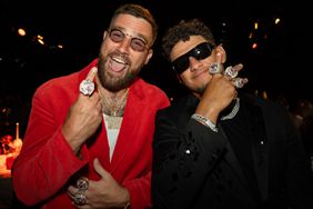 Travis Kelce and Patrick Mahomes super bowl ring ceremony. 