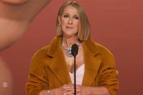 Celine Dion presents at the Grammys 2024