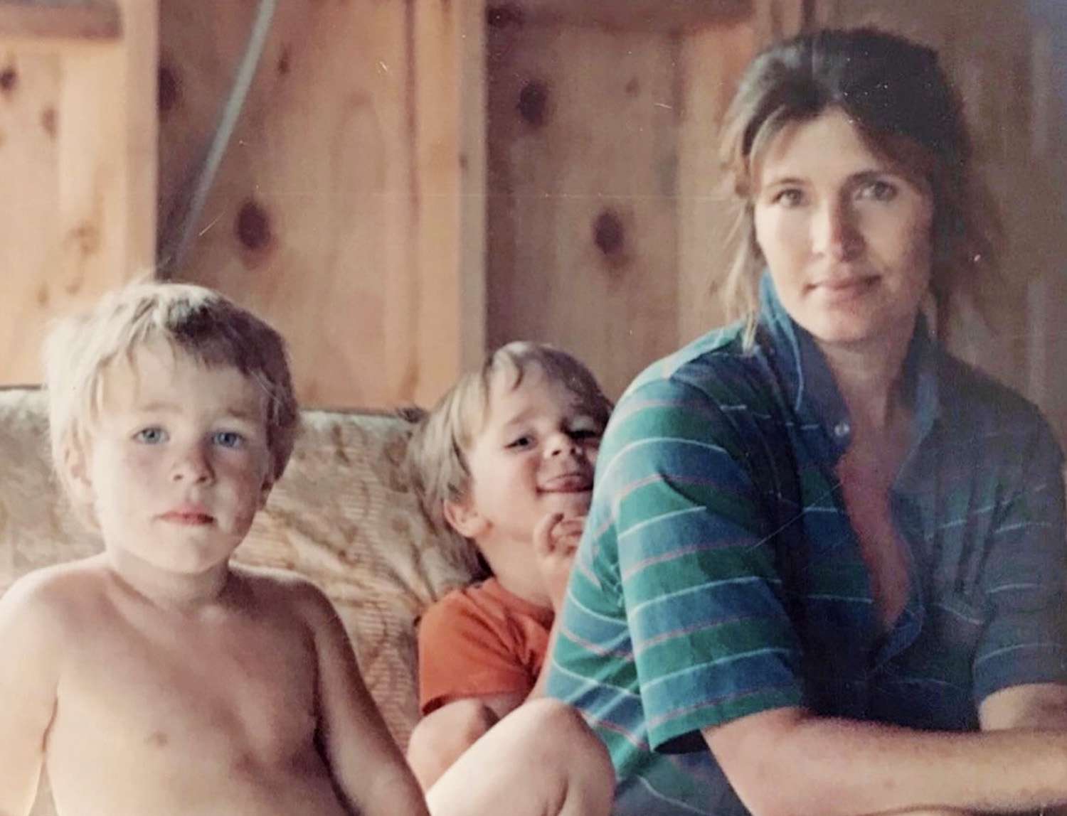 The photo of my mom, my brother Clinton, & me is from 1992 on a trip to see my Uncle Mike in Kansas