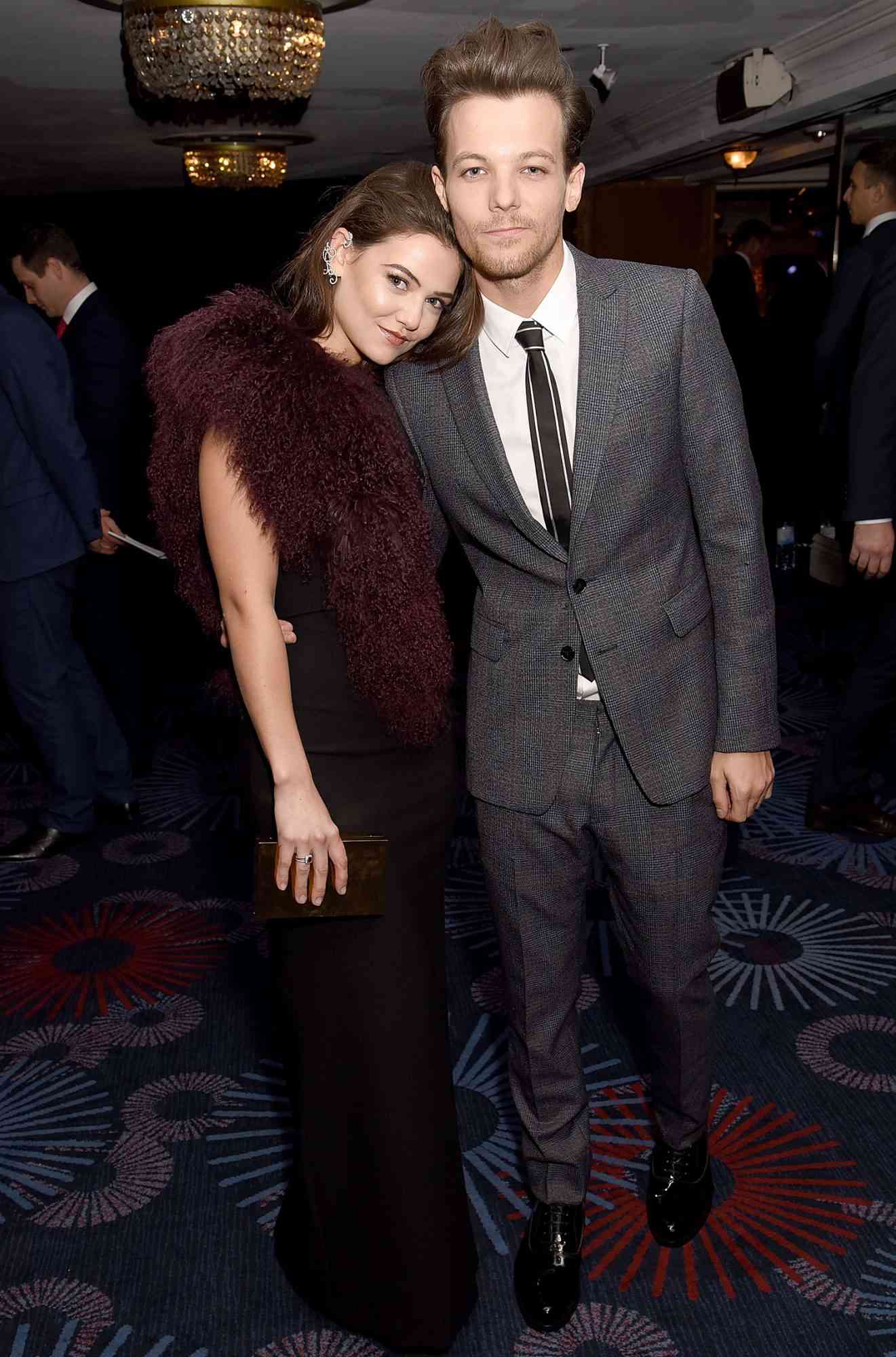 Danielle Campbell and Louis Tomlinson attend the Daily Mirror Pride of Britain Awards in Partnership with TSB at The Grosvenor House Hotel
