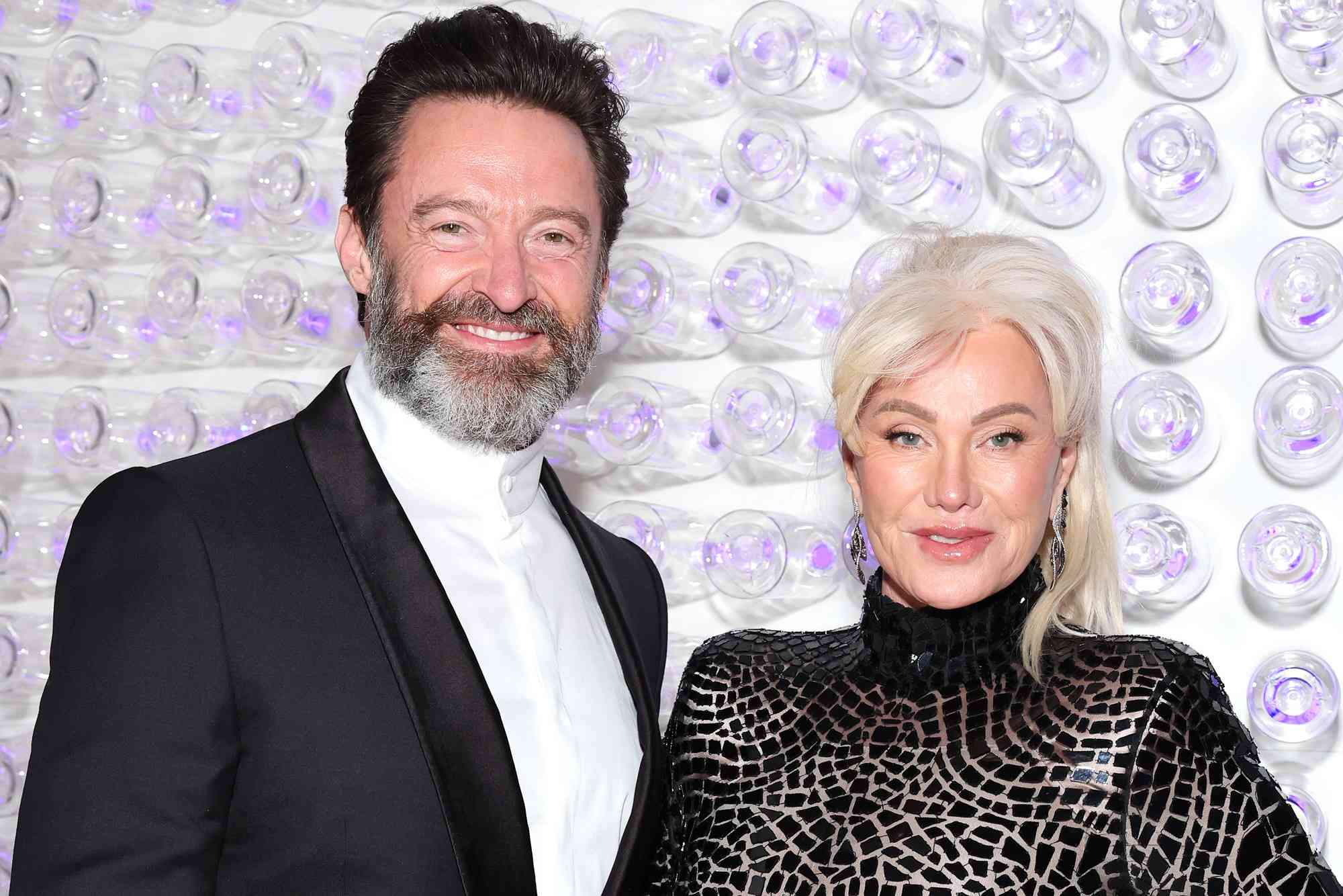 Hugh Jackman and Deborra-Lee Furness attend The 2023 Met Gala Celebrating "Karl Lagerfeld: A Line Of Beauty" at The Metropolitan Museum of Art on May 01, 2023 in New York City.