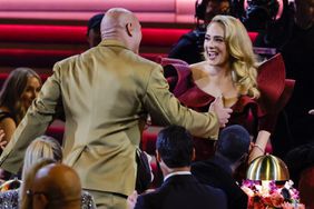 65th GRAMMY Awards - Adele and the Rock Dwayne Johnson