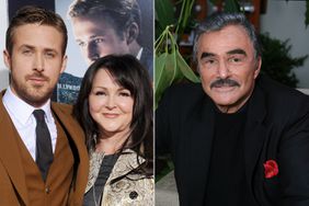 Ryan Gosling and mom Donna arrive at the Los Angeles premiere of "Gangster Squad" ; Burt Reynolds