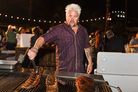 Guy Fieri grilling at the 2016 Food Network & Cooking Channel South Beach Wine & Food Festival Presented By FOOD & WINE at Surfcomber Hotel on February 27, 2016