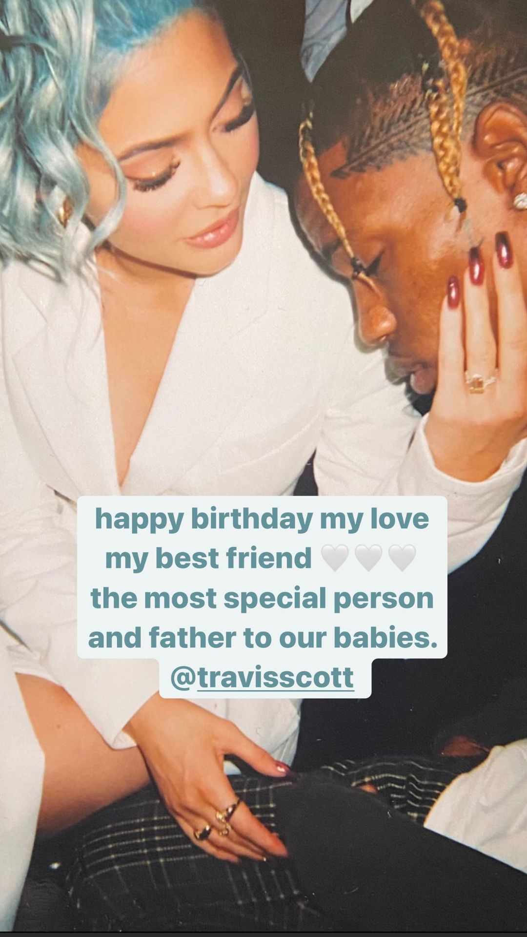 Kylie Jenner Wishes Travis Scott a Happy 31st Birthday: 'The Most Special Person'. https://www.instagram.com/kyliejenner/?hl=en