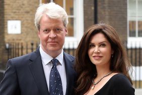 Earl and Countess Spencer stand with his new book Killers of the King at it's launch at Spencer House in central London.