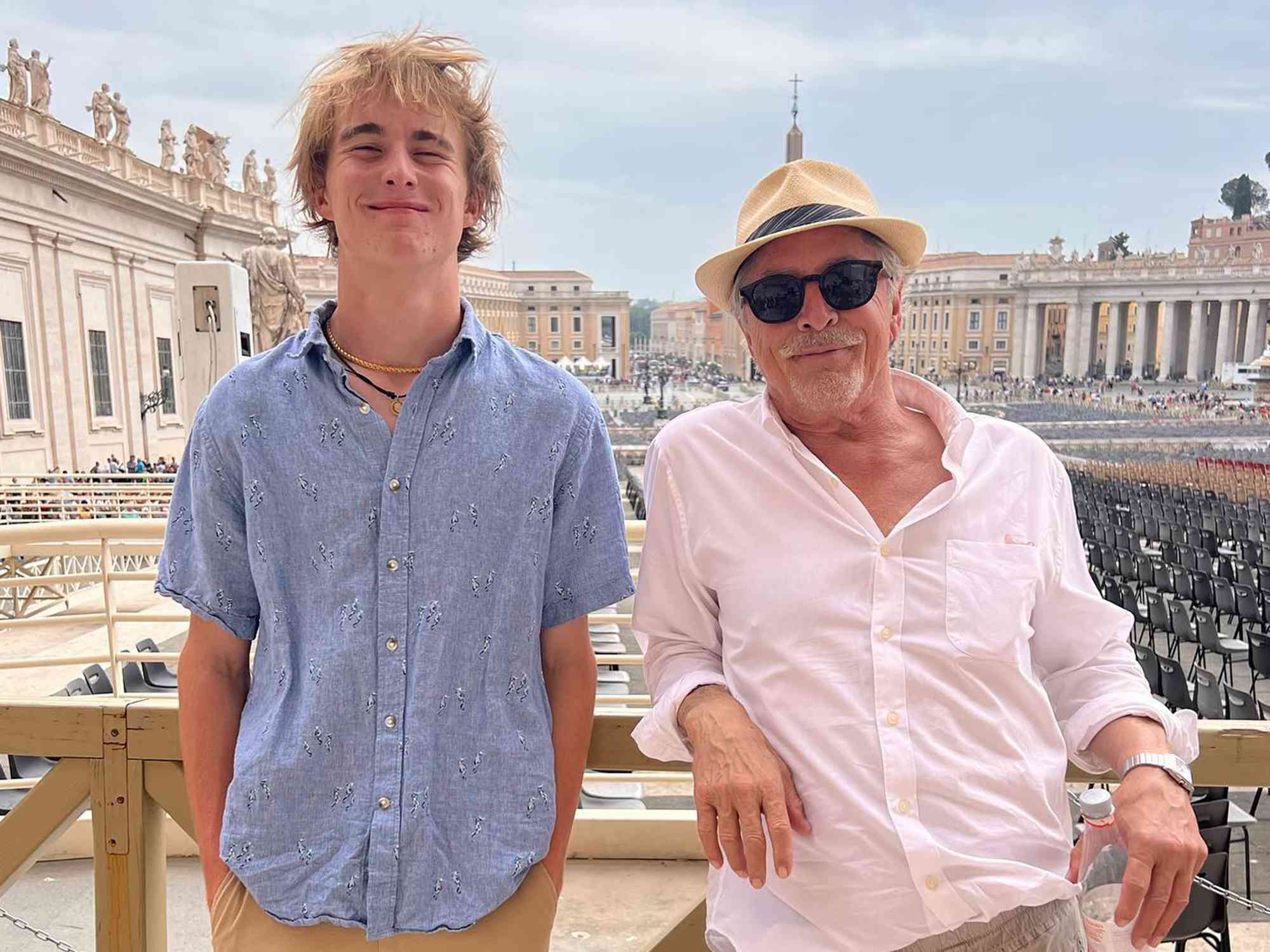 Don Johnson and son Deacon