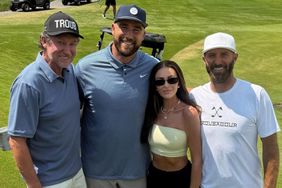 Travis Kelce Spends Fatherâs Day Playing a Round of Golf with Wayne Gretzky, Paulina Gretzky and Dustin Johnson