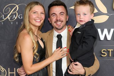 Paige Muniz, Mauz Muniz and Frankie Muniz attend the Steve Irwin gala to support the Wildlife Warriors conservationist organization at Bellagio Resort & Casino on May 11, 2024 in Las Vegas, Nevada. 