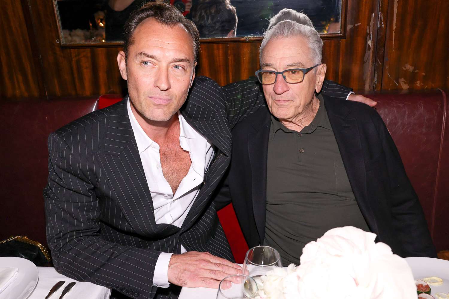 Jude Law, Robert De Niro Chanel Tribeca Festival Artists Dinner, The Odeon, NYC, Manhattan, New York, United States