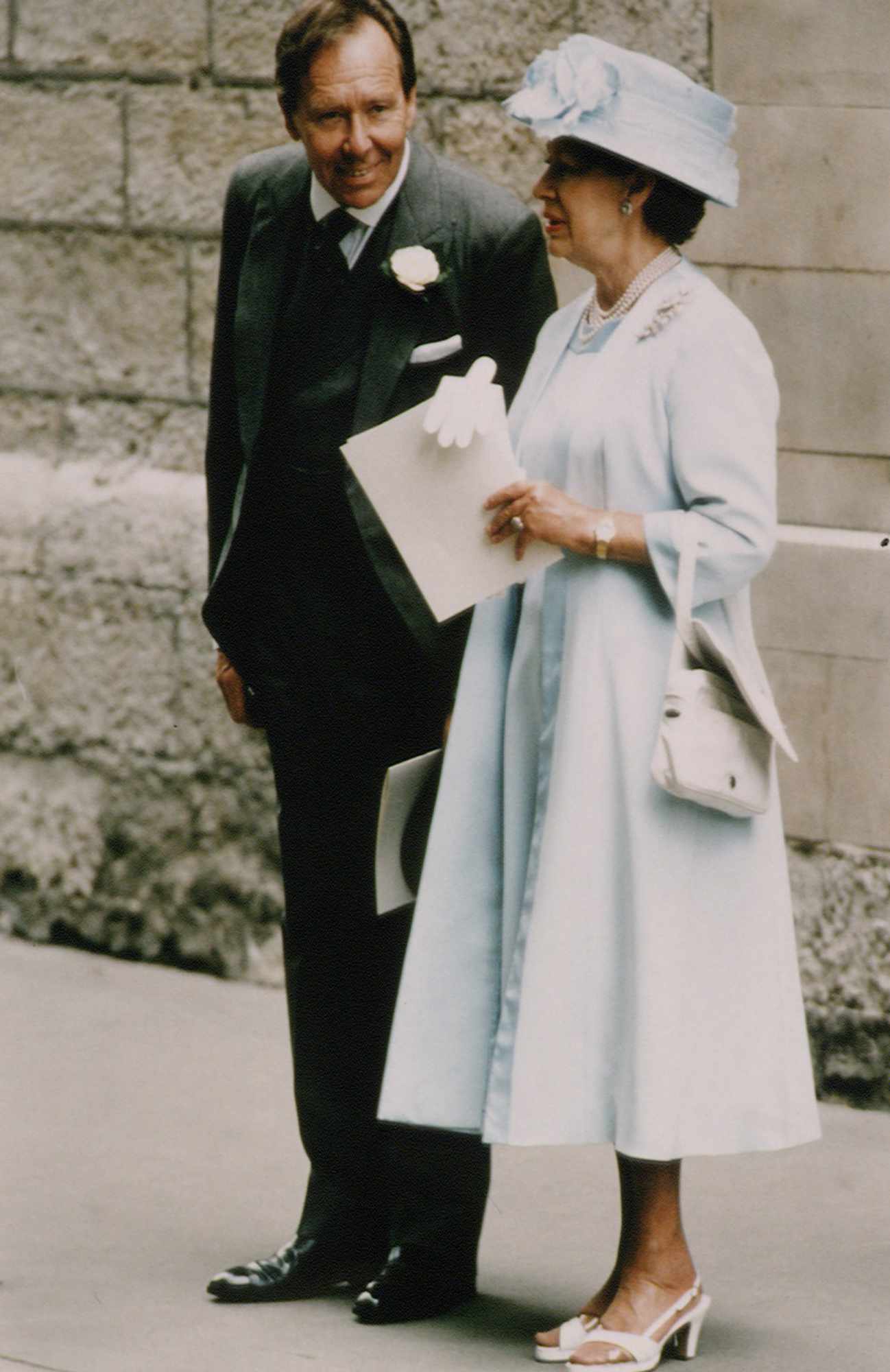 Lord Snowdon and Princess Margaret after the wedding ceremony