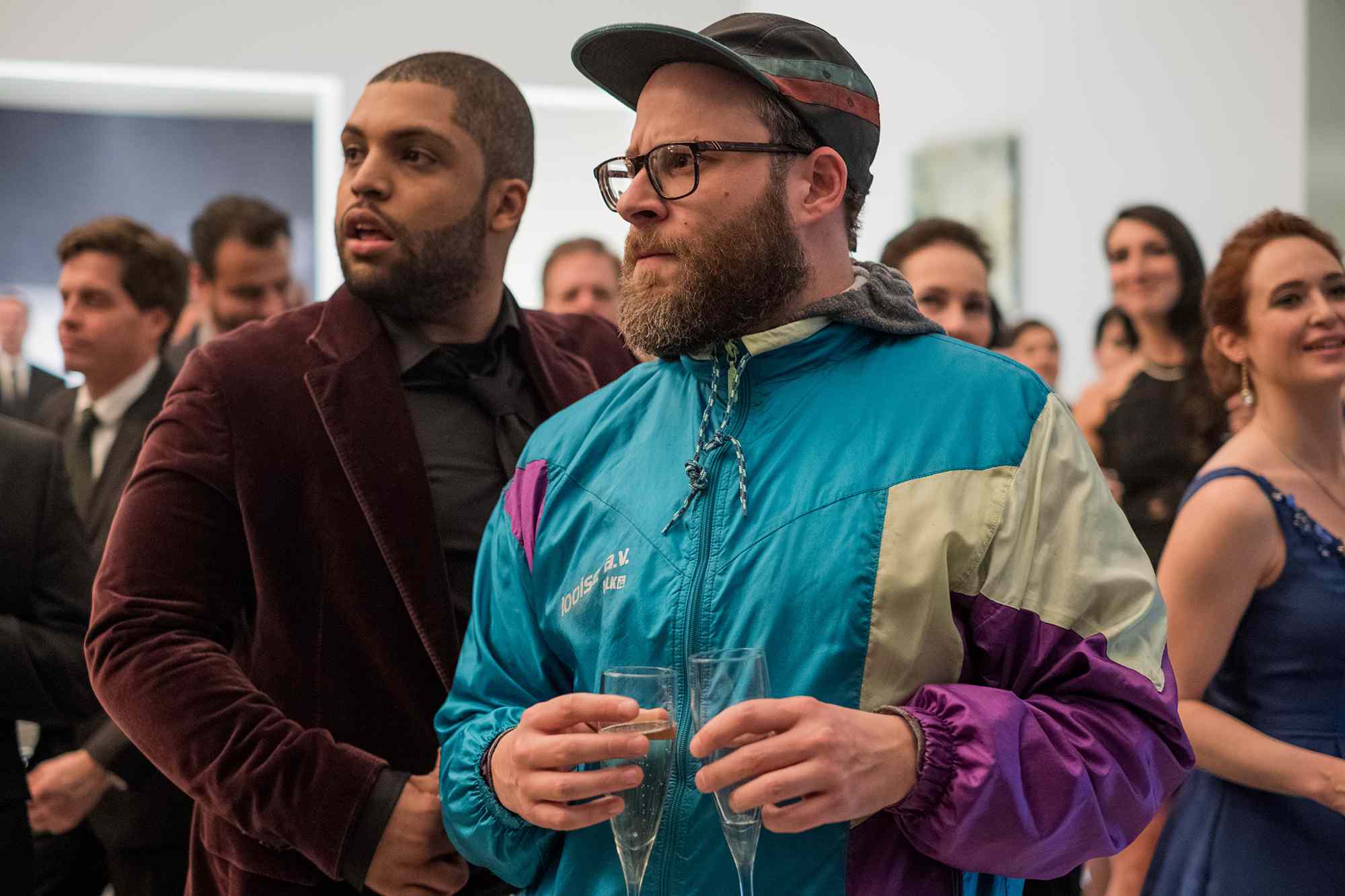 O'Shea Jackson Jr. and Seth Rogen in 'Long Shot,' 2019